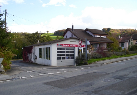 Façade du Garage Michel Schäppi, route de Lucens à Curtilles